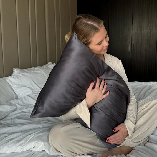 Pure Satin Silk Pillowcase – For Silky Hair & Glowing Skin